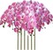 6PCS 32" Artificial Orchid Flower Stems – Phalaenopsis Faux Flowers for Home Decor